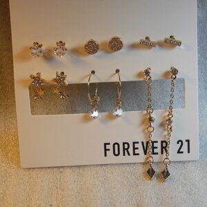 FOREVER 21 - Earrings and Ring Bundle   11-30